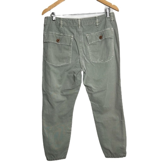 AMO Army Twist Denim Straight Leg Cotton Pants in Military Surplus Size 30 - Picture 6 of 10